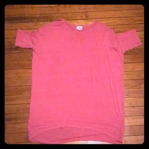 LuLaRoe pink tunic
